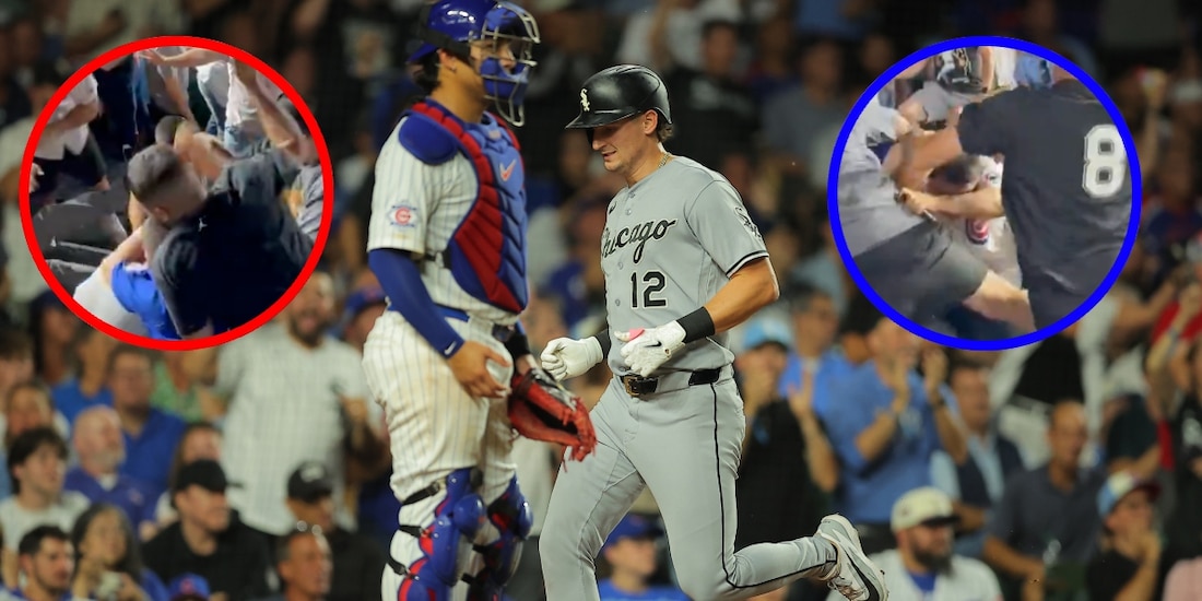 Seguidores de Cubs y White Sox se pelearon en las gradas durante un juego.