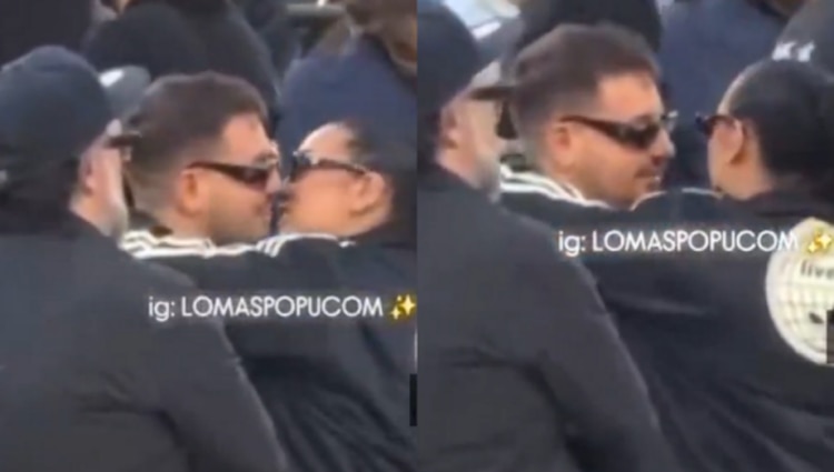 Fede Bal y Evelyn Botto en el concierto de Oasis, en noviembre de 2025