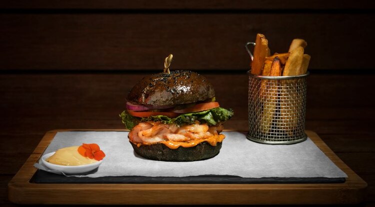 Hamburguesa de Camarón