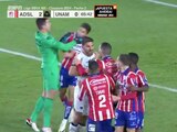Julio González agredió a Juan Manuel Sanabria en el cotejo de la Jornada 2 de la Liga MX entre Atlético de San Luis y Pumas.