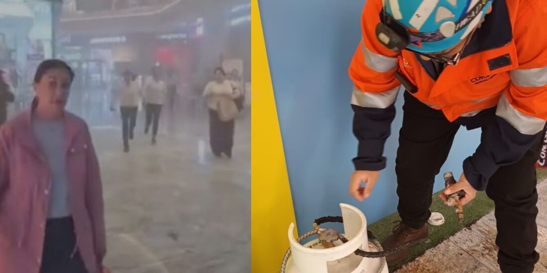 Fuga de gas en Plaza Perisur provoca el desalojo de clientes y trabajadores.