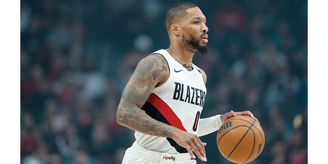El jugador de los Blazers en un partido de pretemporada el 7 de octubre.