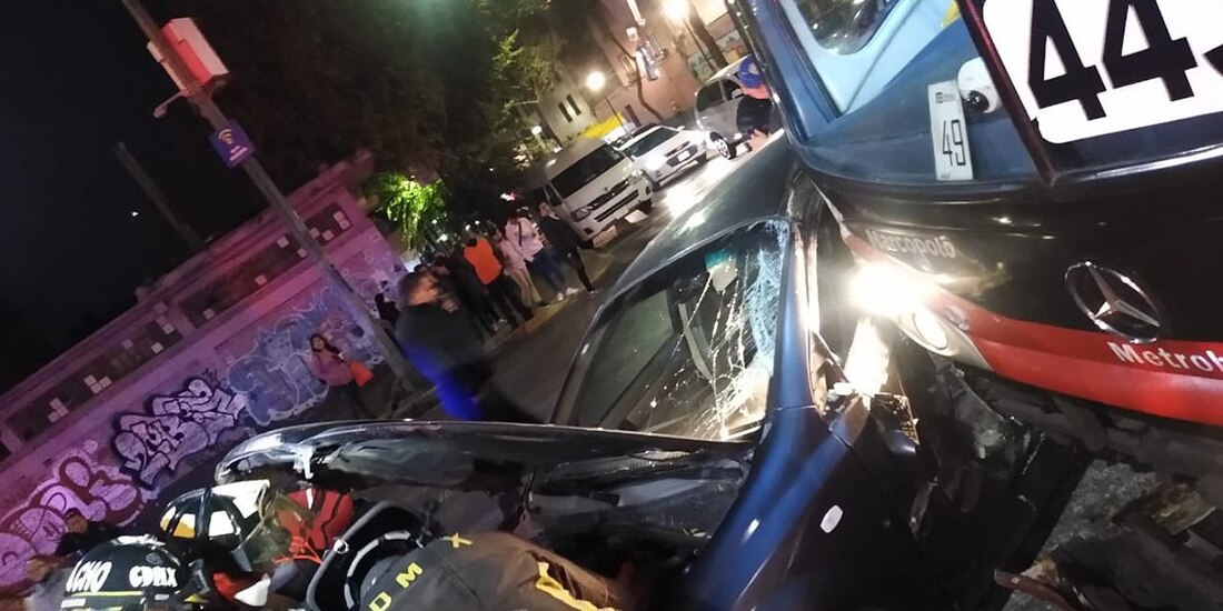 Choque en la colonia Guerrero