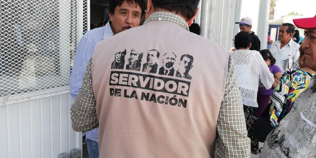 Siervo de la nación en labor de campo.