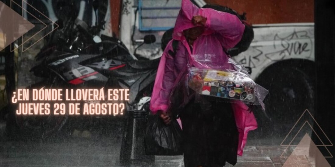Este jueves 29 de agosto se esperan lluvias en diversos estados de la República Mexicana... ¿Estará incluida la CDMX?