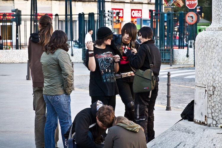 Adolescentes emo.