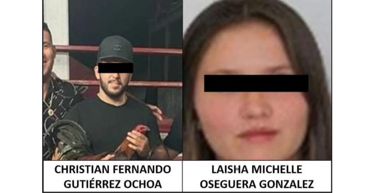 Ficha de búsqueda de Laisha y Christian de la Semar