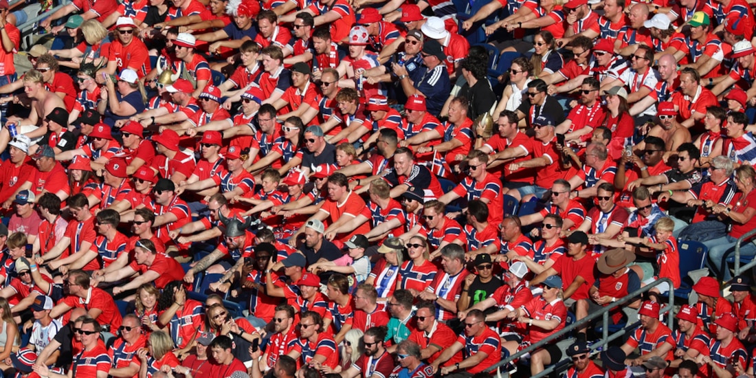 Festejo vikingo de Noruega en el Mundial 2026