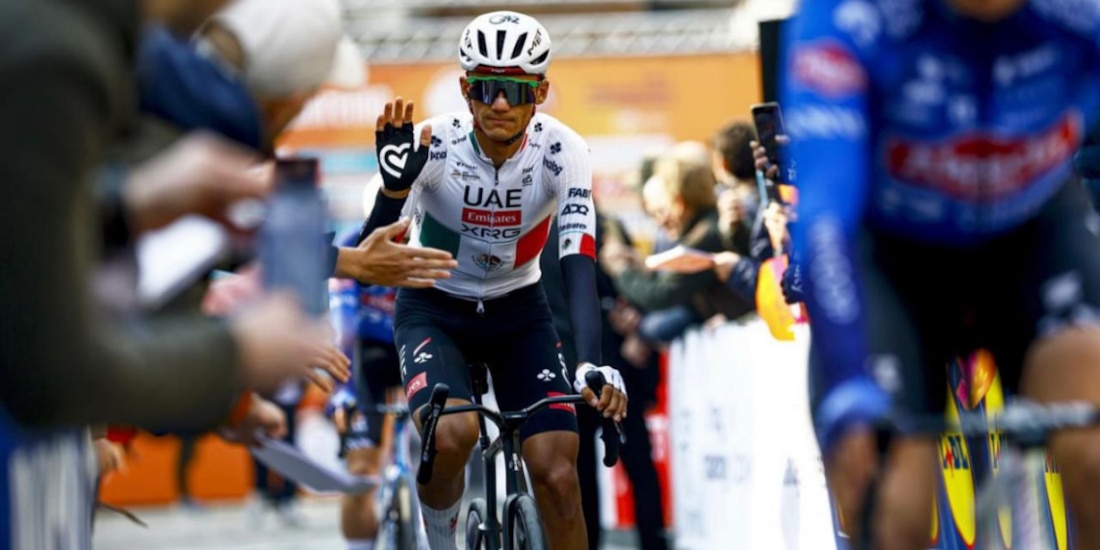 Isaac del Toro sufrió una lesión en Itzulia.