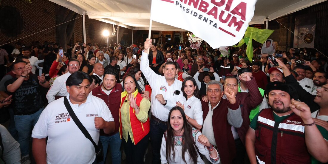 El candidato a la gubernatura de Puebla, Alejandro Armenta afirmó que ganarán las elecciones del 2 de junio.