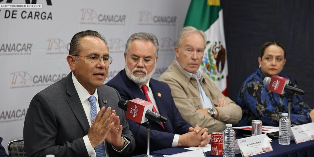 Los integrantes de la Cnaacar en conferencia de prensa.