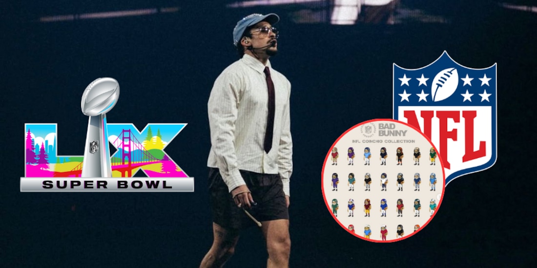 Bad Bunny se une con la NFL para sacar a la venta una colección de Concho.