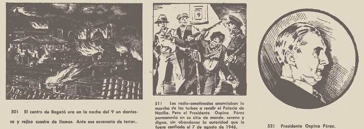 Una historieta que narra la historia de "El Bogotazo".