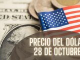 Este es el precio del dólar hoy lunes 28 de octubre de 2024.