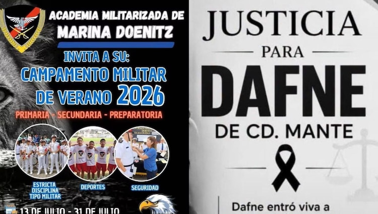 Investigan muerte de Dafne en academia militarizada de Ciudad Madero