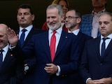 El rey Felipe VI en el Estadio Guadalajara.