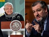 Andrés Manuel López Obrador, Presidente de México y Ted Cruz, senador estadounidense.