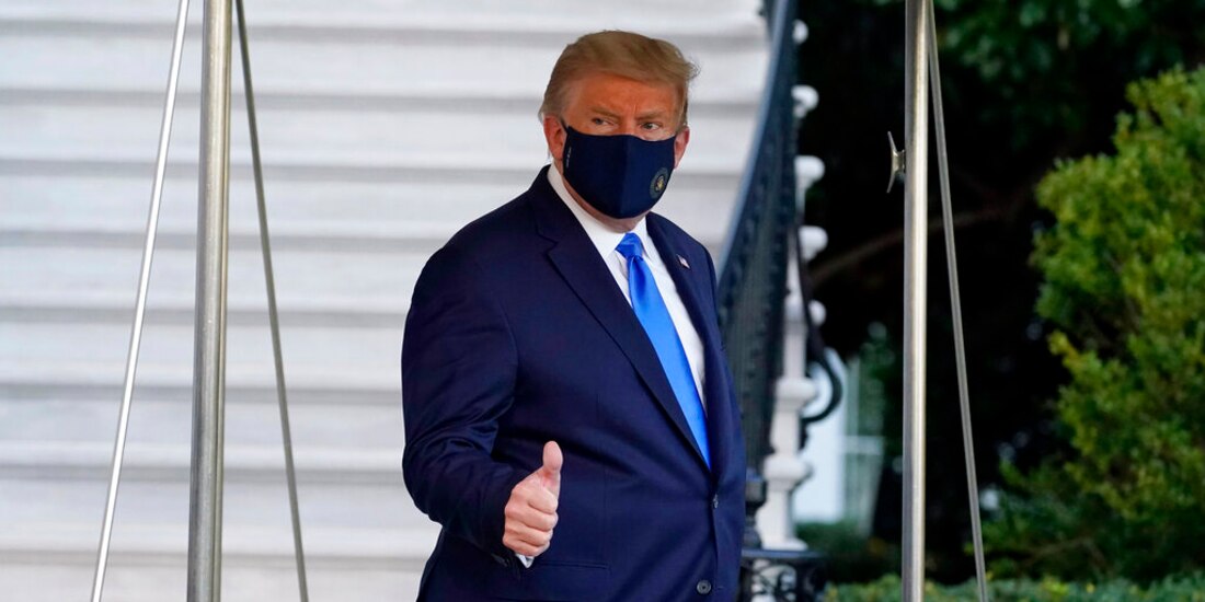 El presidente de Estados Unidos informó que tiene COVID-19 apenas el 1 de octubre.