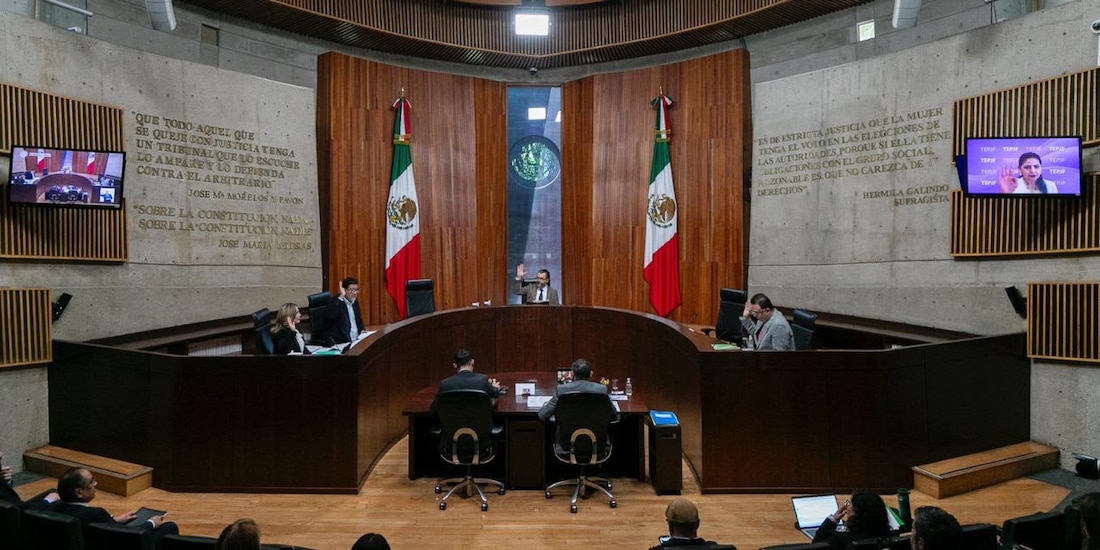 Sala Superior del TEPJF en imagen de archivo.