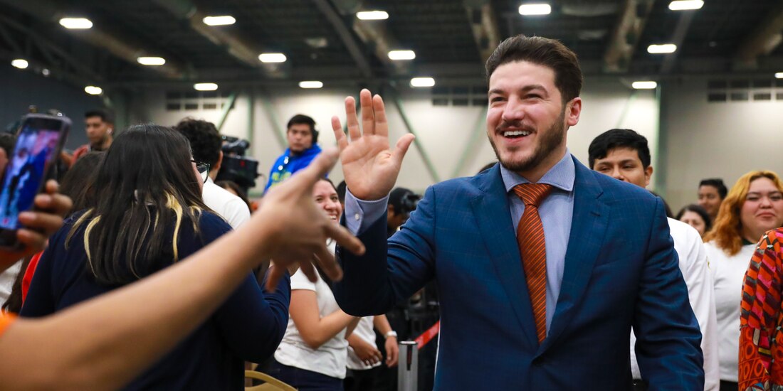 Samuel García Sepúlveda, gobernador de Nuevo León.