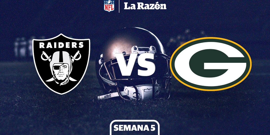 Las Vegas Raiders y Green Bay Packers chocan en la Semana 5 de la NFL