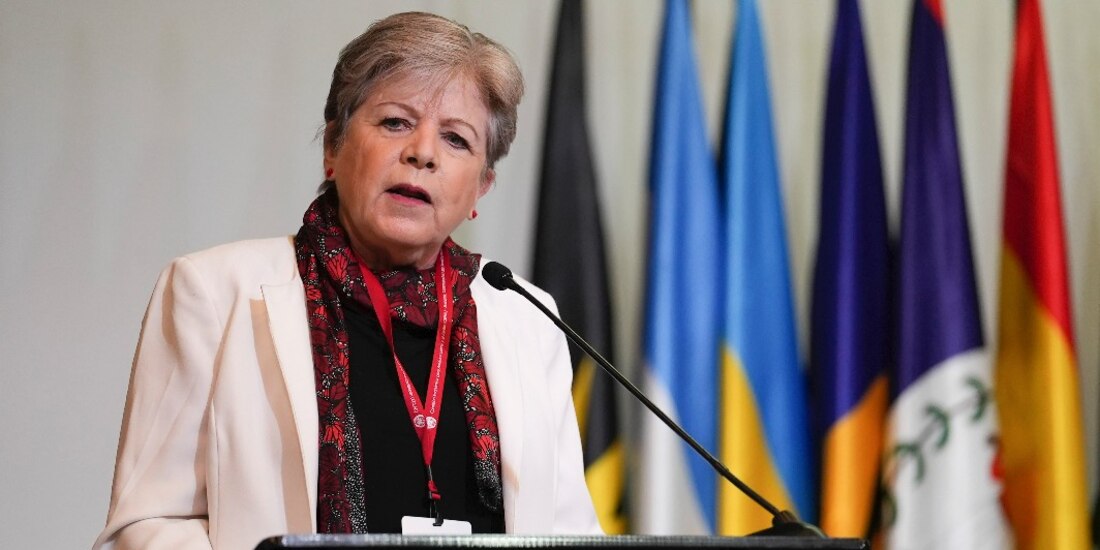 Alicia Bárcena, secretaria ejecutiva de la Cepal, en Costa Rica, ayer.