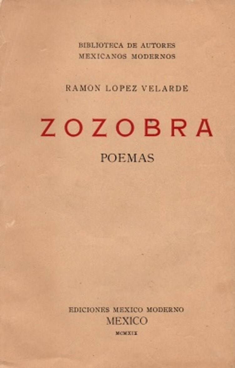 Zozobra, Autor: Ramón López Velarde
