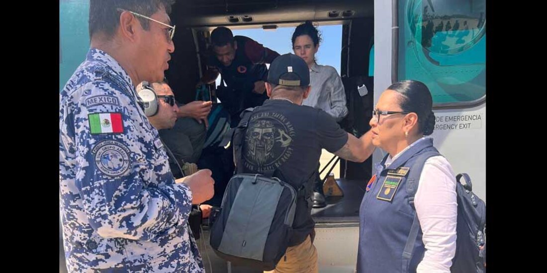 Luisa María Alcalde y Rosa Icela Rodríguez arriban a Acapulco para evaluar daños y ayudar a población damnificada