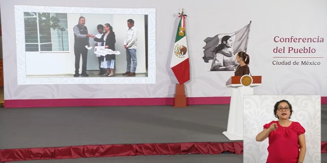 Enlace esta mañana desde Palacio Nacional a Jalisco.