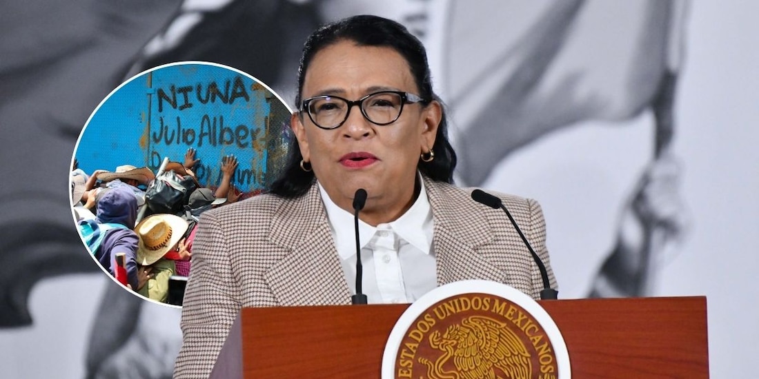 Rosa Icela Rodríguez llama al diálogo y a la movilización pacífica con la CNTE.