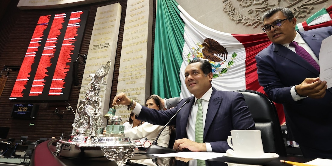 Sergio Gutiérrez Luna continúa como presidente de la Mesa Directiva de San Lázaro.