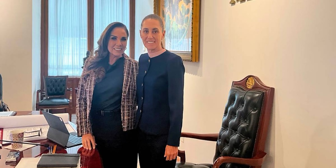 La titular del Ejecutivo Federal, Claudia Sheinbaum Pardo, y la mandataria estatal, Mara Lezama, encabezaron los trabajos de coordinación.