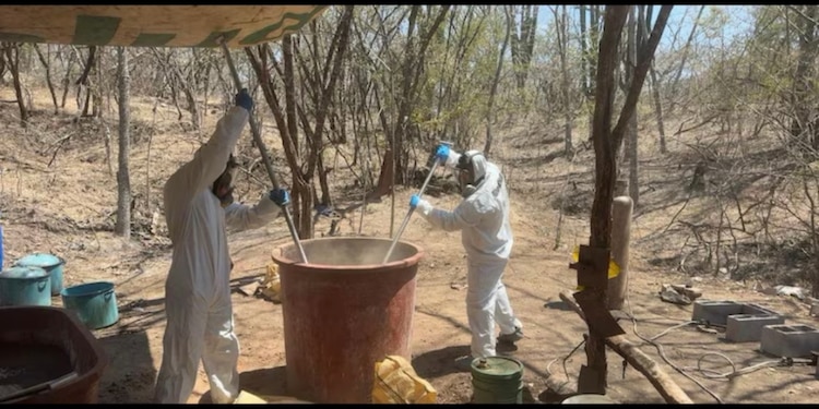 Marina localiza laboratorio de metanfetamina en Sinaloa