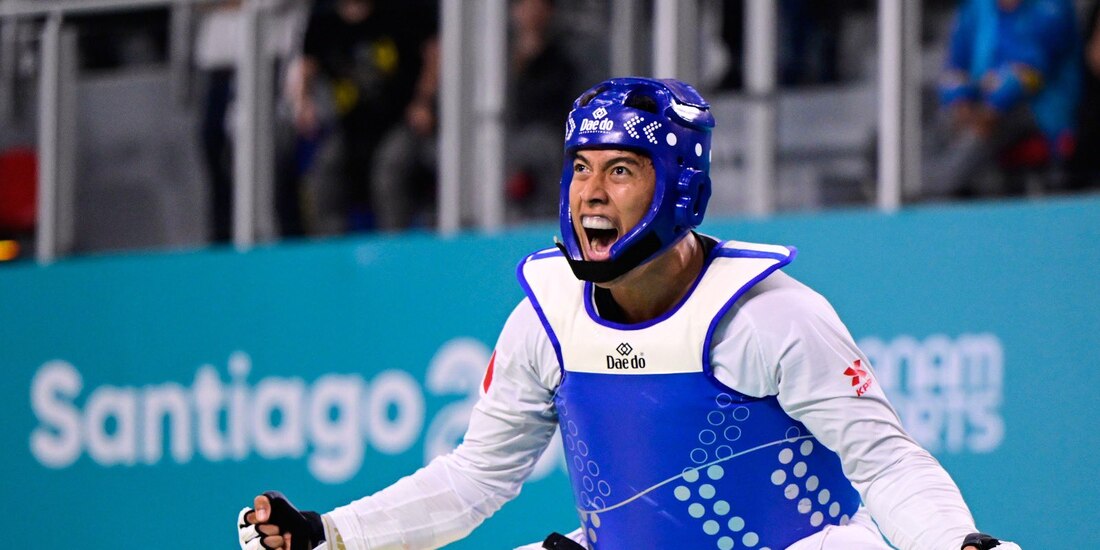 Carlos Sansores vence 2-1 al estadounidense Jonathan Healy en división+80 kg y gana medalla de oro en los Juegos Panamericanos 2023