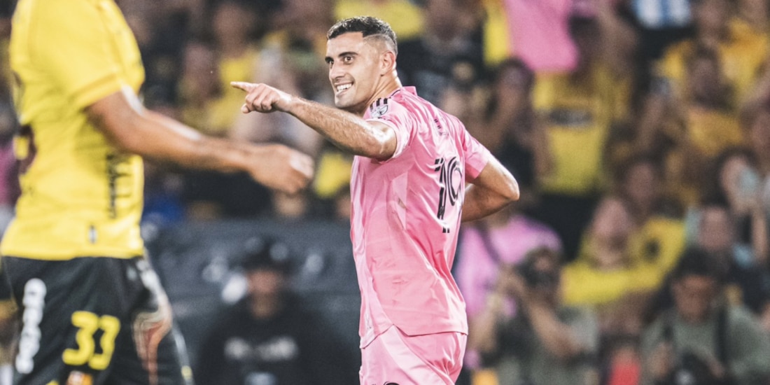 Germán Berterame se estrena con el Inter Miami.