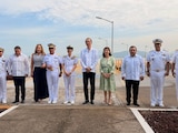 Primera mujer en comandar escuadra naval japonesa, llega a México
