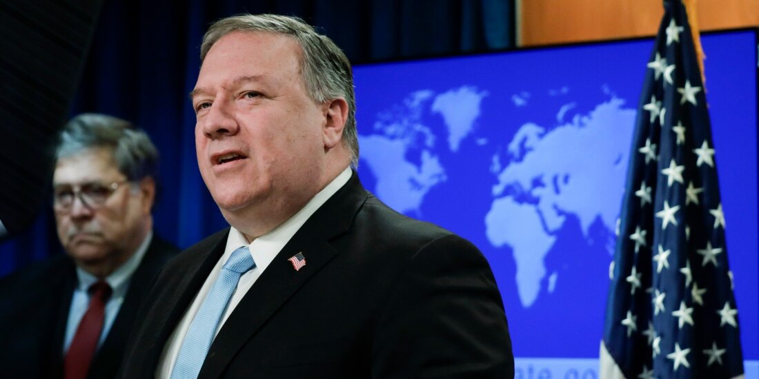 Mike Pompeo, secretario de Estado de EU.