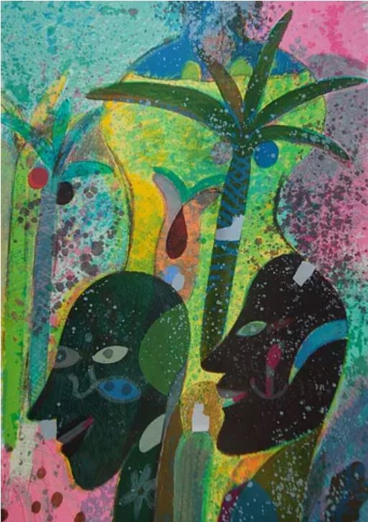 Otra de las piezas en puja es "Sin título", de Roger von Guten