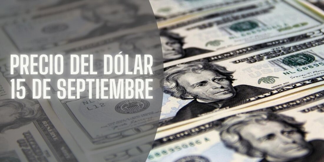 Este es el precio del dólar hoy domingo 15 de septiembre de 2024.