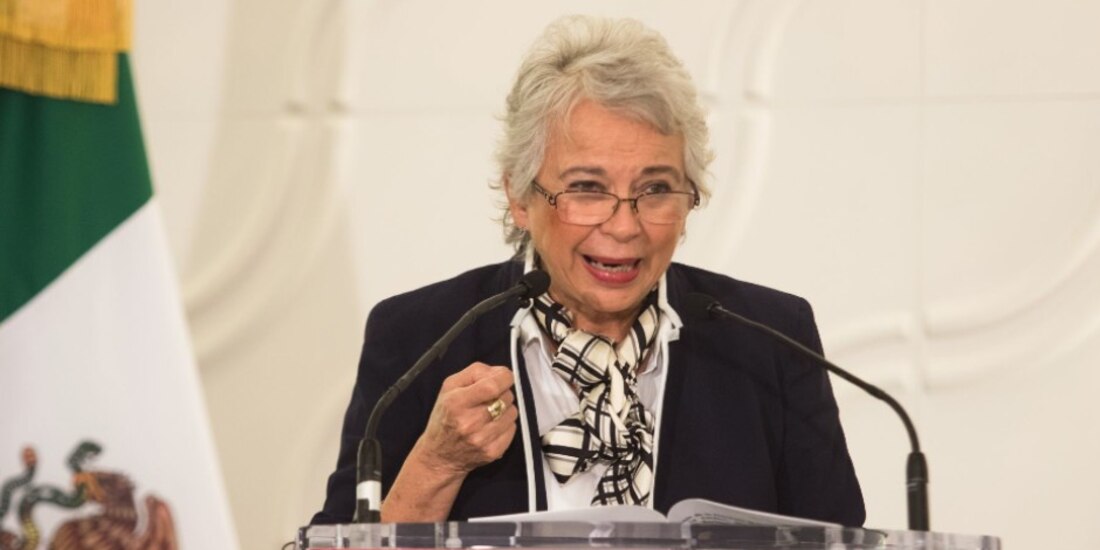 Olga Sánchez Cordero, secretaria de Gobernación.