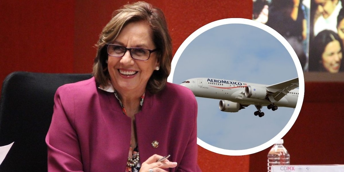 Martha Lucía Micher criticó a Aeroméxico por cambios en ingreso a salas VIP y pidió reunión en el Senado.