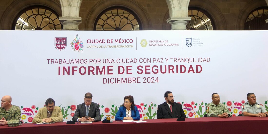 Este lunes, el Gobierno de la Ciudad de México presentó el segundo informe de seguridad.