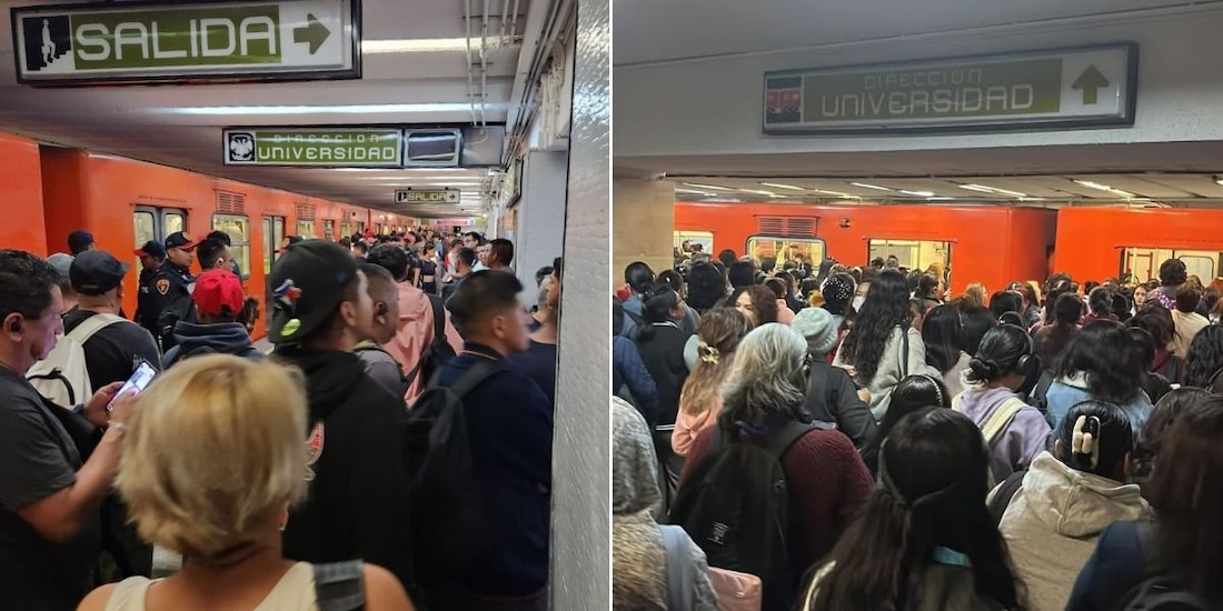 Retrasos en la Línea 3 del Metro CDMX.