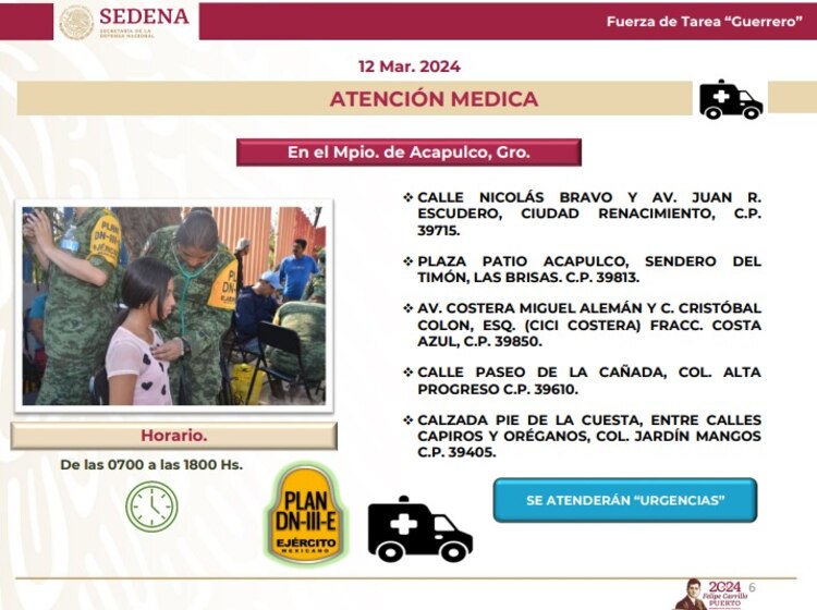 También se atienden urgencias.