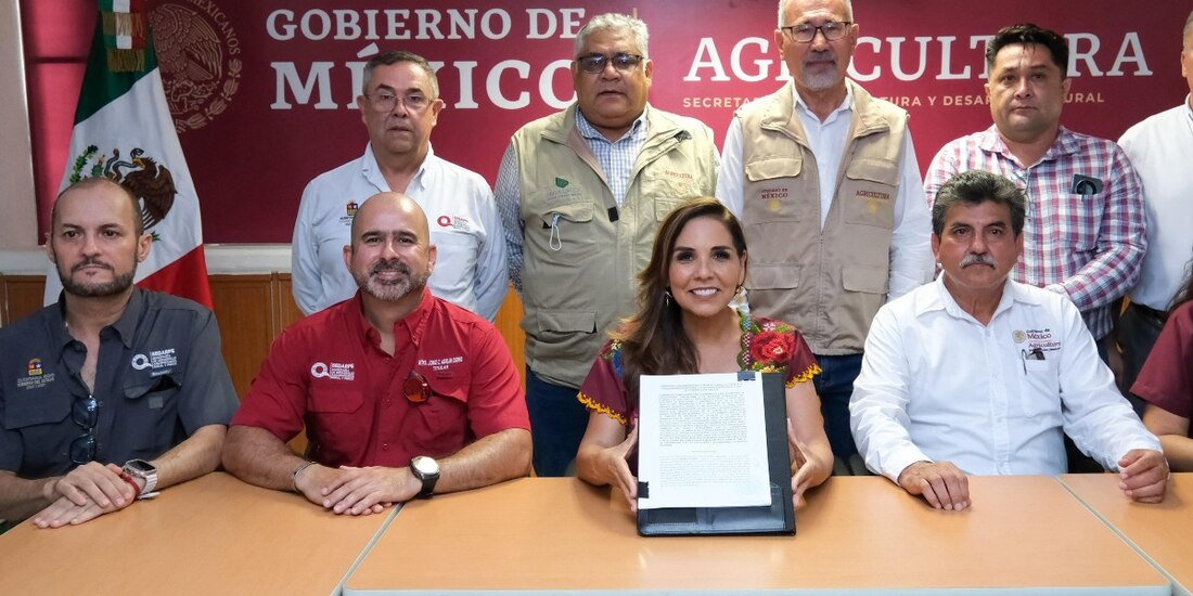 Mara Lezama firma Convenio de Coordinación para el Desarrollo Rural Sustentable 2025-2027.