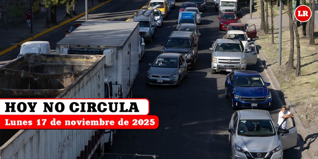 Revisa para qué vehículos aplica el Hoy No Circula este 17 de noviembre de 2025.