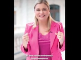 LA MANDATARIA estatal, ayer, en un mensaje difundido en redes sociales.