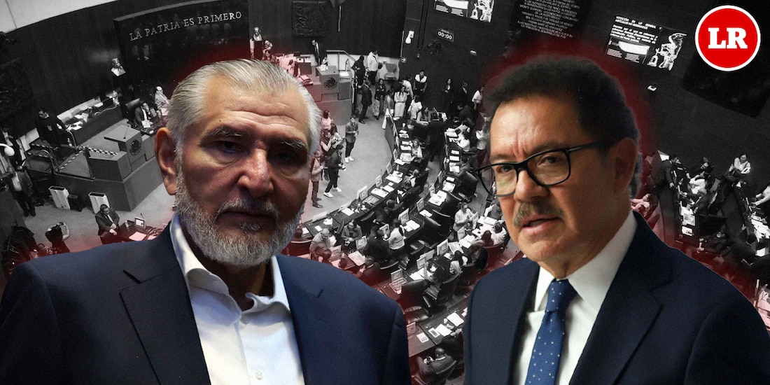 Adán Augusto López Hernández e Ignacio Mier Velazco, senadores de Morena.