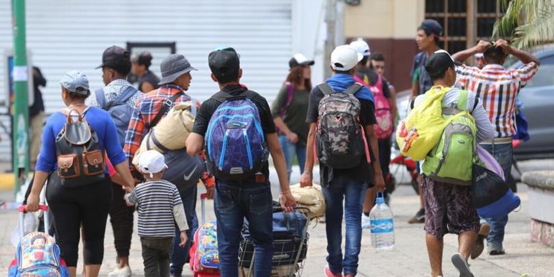 La mayoría de migrantes ilegales provienen de Centroamérica..
