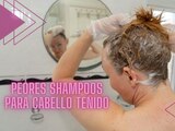 El shampoo sirve para mantener el color del cabello teñido.
